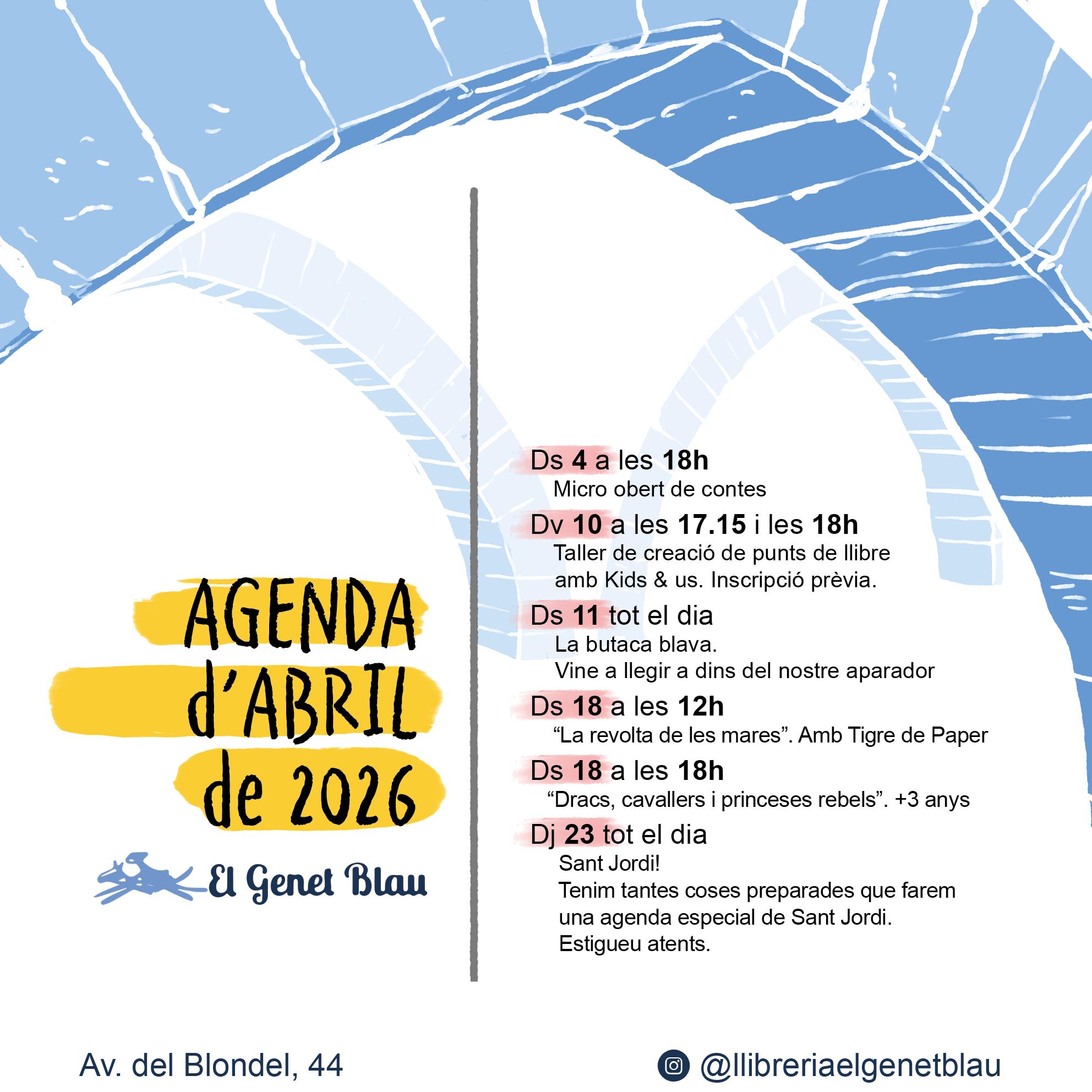 Agenda d'abril